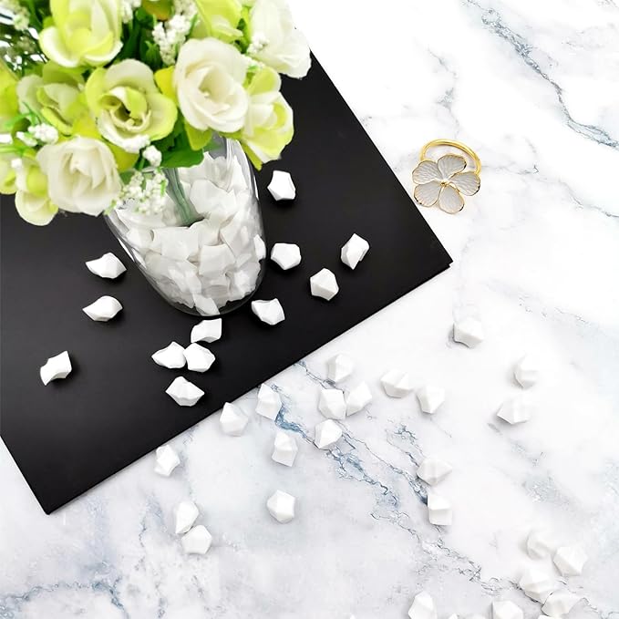 White Vase Fillers for Home Decor, Fake Crushed Ice Cubes, Vase Fillers - Image 6