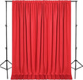 DWCN 10x7 FT Red Backdrop Curtains by DWCN