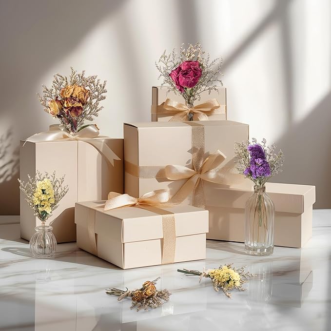 12/24 PCS Charming Dried Flowers Bouquet - Image 6
