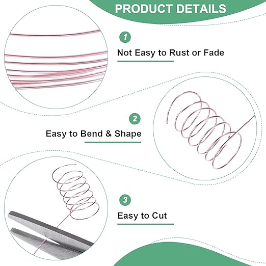 0.2mm Jewelry Wire, 32 Gauge 328FT Craft Wire Copper Beading Wire - Image 2
