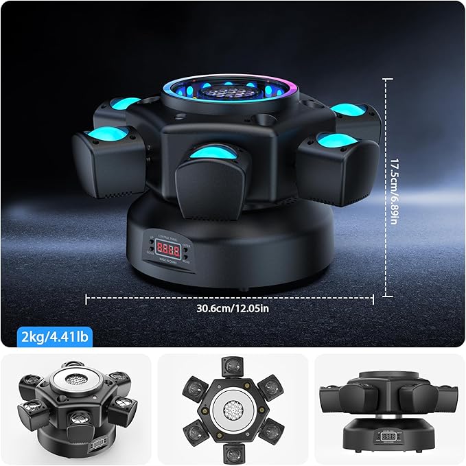 120W DJ Light Moving Head 6 Arms Stage Lights - Image 7
