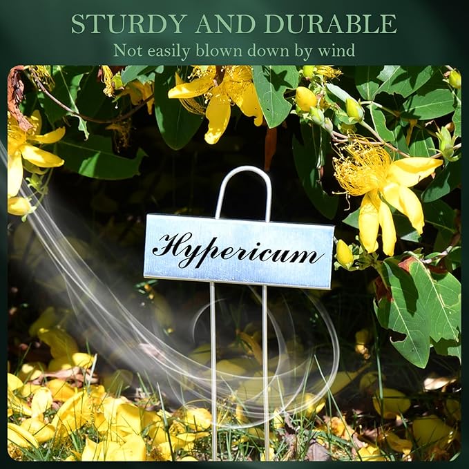 50 Pack Metal Plant Labels for Outdoor Garden Waterproof Plant Markers - Image 5