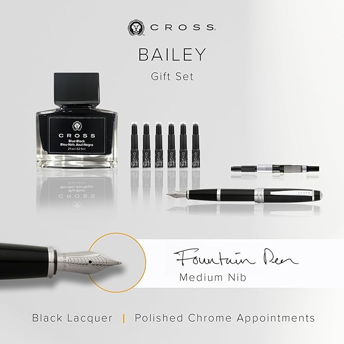 Cross Bailey Refillable Fountain Presented in a Premium Gift Box - Image 2