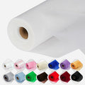 Crystal Organza Fabric Tulle 11 Inch by 50 Yards Sheer Tulle Rolls by ICOSHOW