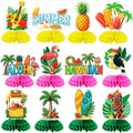 12Pcs Summer Honeycomb Hawaii Table Centerpieces Luau Aloha Table Toppers Tiki by Unknown