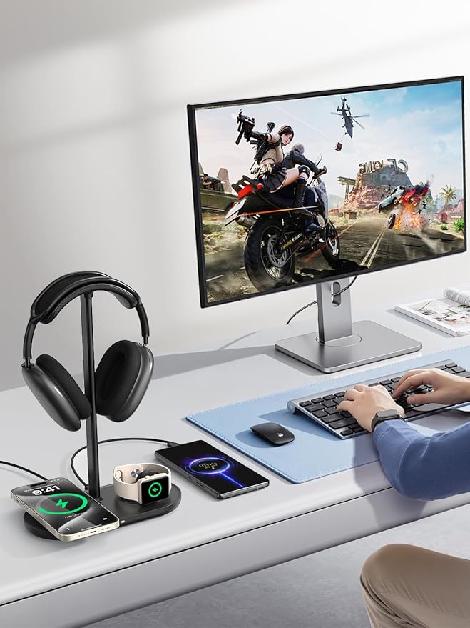 TopMade 5 in 1 Headphone Stand for Desk - Image 6
