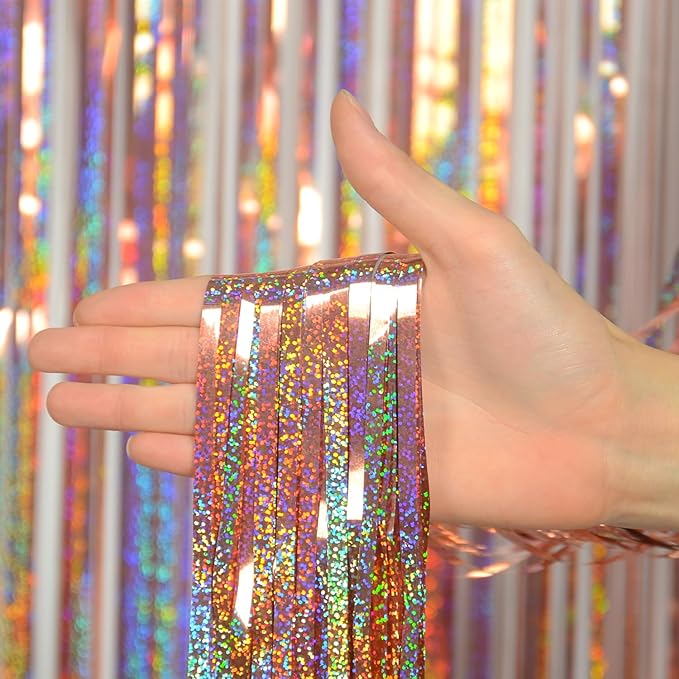 Foil Fringe Curtains Party Decorations - Image 2