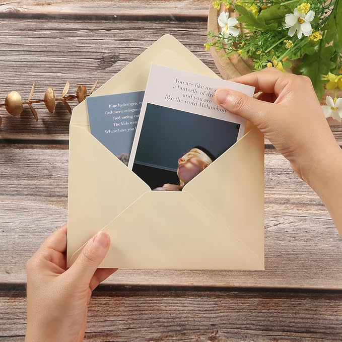 50 Pack Colored A7 Invitation Envelopes 5x7 - Image 5