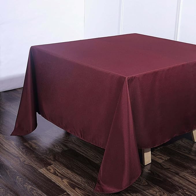 Efavormart 90" Square Polyester Table Overlay - Image 8