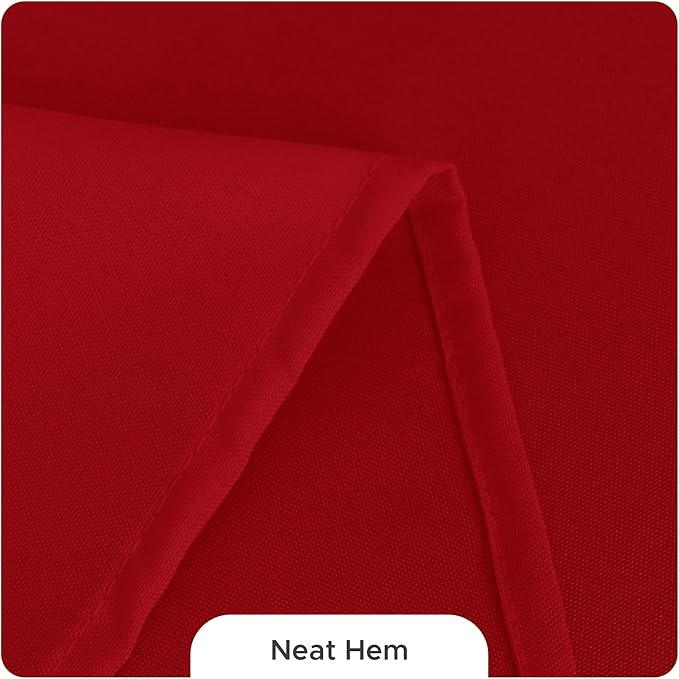 Fitable 8 Pack Round Tablecloths: Stain Resistant Wrinkle Free Circle Table - Image 7