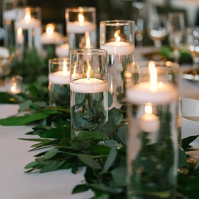 36 Floating Candles, Smoke-Free and odorless, Burning continuously - Image 2
