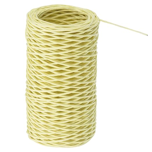 PATIKIL 164 Feet Floral Bind Wire Wrap Twine, 1mm Florist Wire Iron Wire Paper by PATIKIL