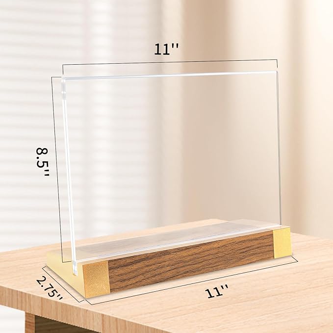 Acrylic Sign Holder 8.5x11 Inch - Image 3