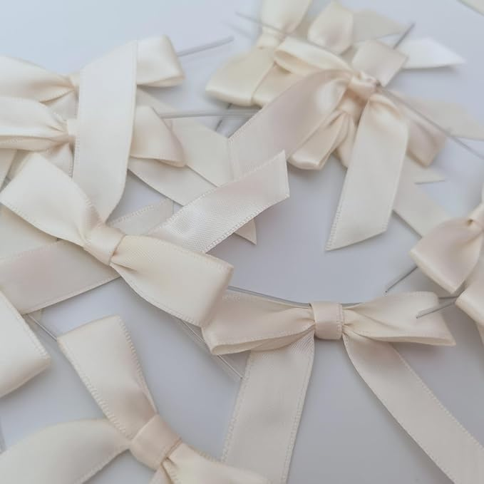 50pcs 2-1/2" Mini Satin Ribbon Bows - Image 9