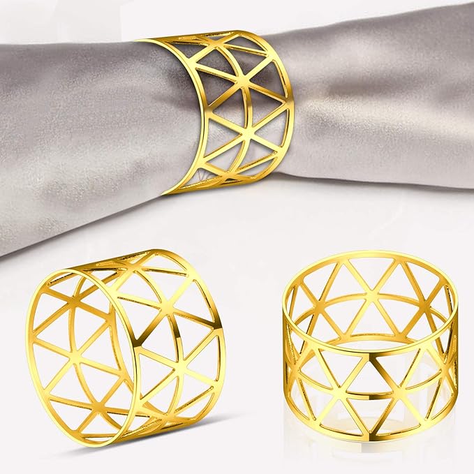 KPOSIYA Set of 20 Napkin Rings - Image 7