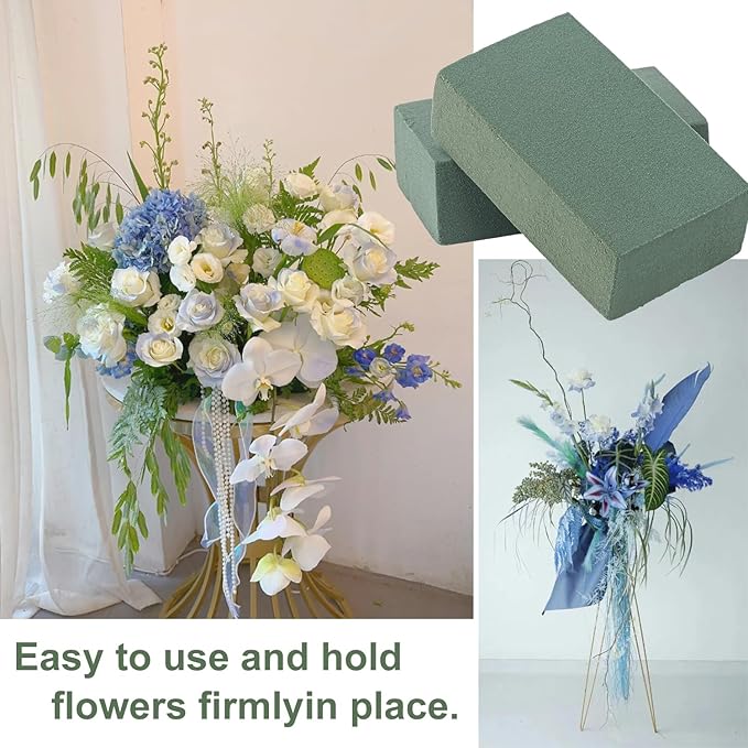 IHDYPPEW 30 PCS Green Floral Foam Blocks, 5.5"L x 3.1"W x 1.7"H Floral Foam - Image 6