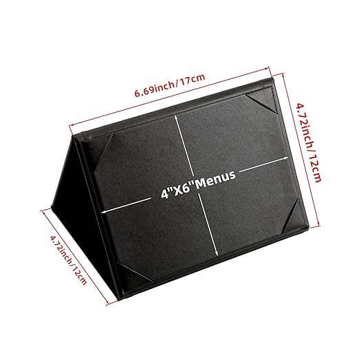 Menu Covers - Set of 10 Double-Sided Table Tent Cards - Image 2