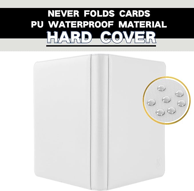 1600+ Pockets Trading Card Binder, 16-Pocket Card Ablum Compatible - Image 3