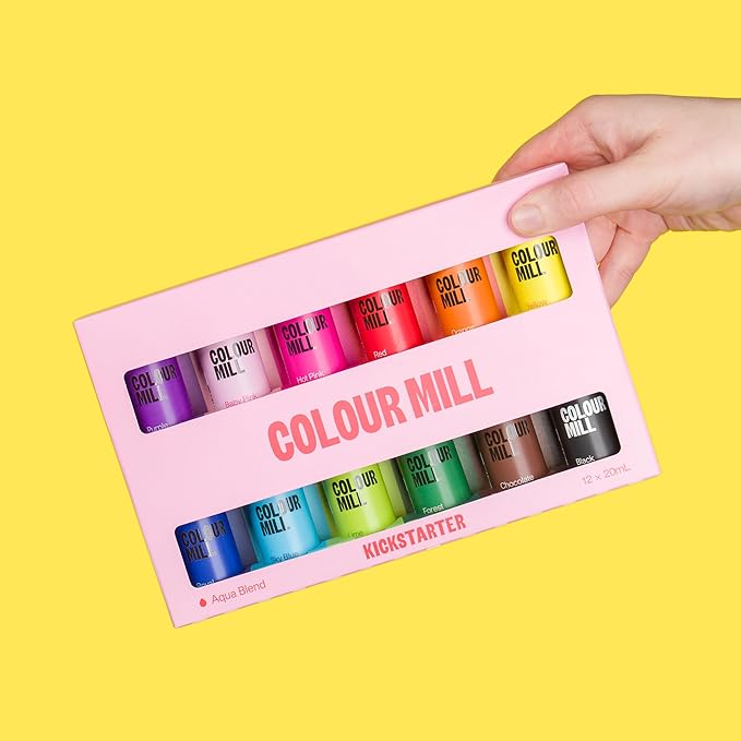 Colour Mill Kickstarter Pack Aqua Blend Water-Based Food Coloring, 20 - Image 2