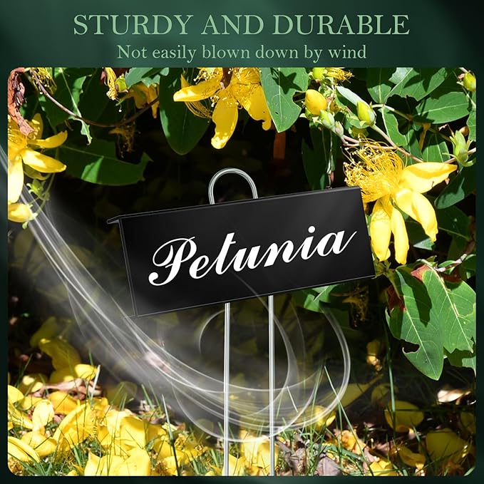 30 Pack Metal Plant Labels for Outdoor Garden Waterproof Plant Markers - Image 5