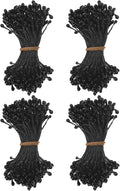 600-Pack Flower Stamens for Crafts, 5mm Double Heads Artificial Pearl Floral by MMETERXITY