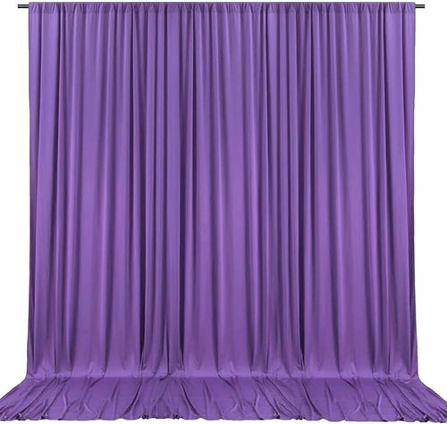10 x 7 Feet Purple Backdrop Curtain by ZEBMOON
