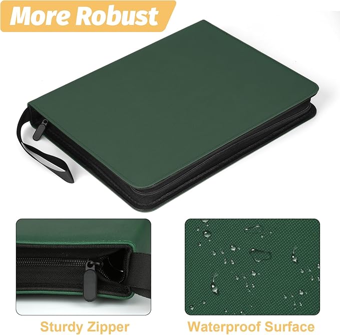 Trading Card Binder, 720 Pockets Card Binder, 9-Poccket Sided Pocket Sports - Image 3