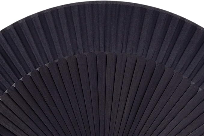Amajiji 8.27" Hand Held Bamboo Silk Folding Fan Hand Fan, Chinese/Japanese - Image 5