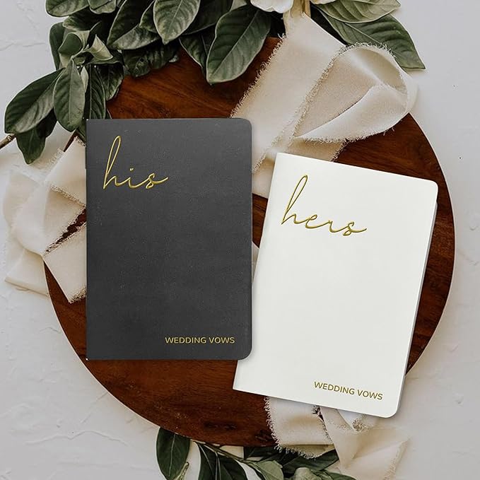 Vow Books His and Hers Wedding Vow Books - Image 4