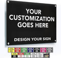 Custom Outdoor Metal & Aluminum Signs, Personalized Business Safety Signs by SpeedyOrders