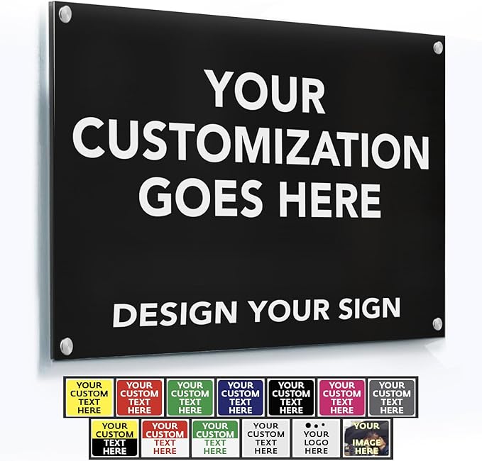 Custom Metal Outdoor Signs by SpeedyOrders