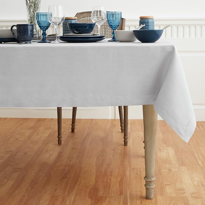 Solino Home Linen Tablecloth 60 x 90 Inch - Image 4