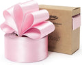 Pink Satin Ribbon Double-Faced Wired Ribbons by Keypan