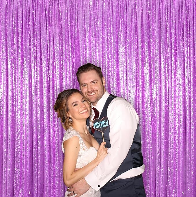 ShinyBeauty 16x10ft Sequin Backdrop Curtain - Image 2