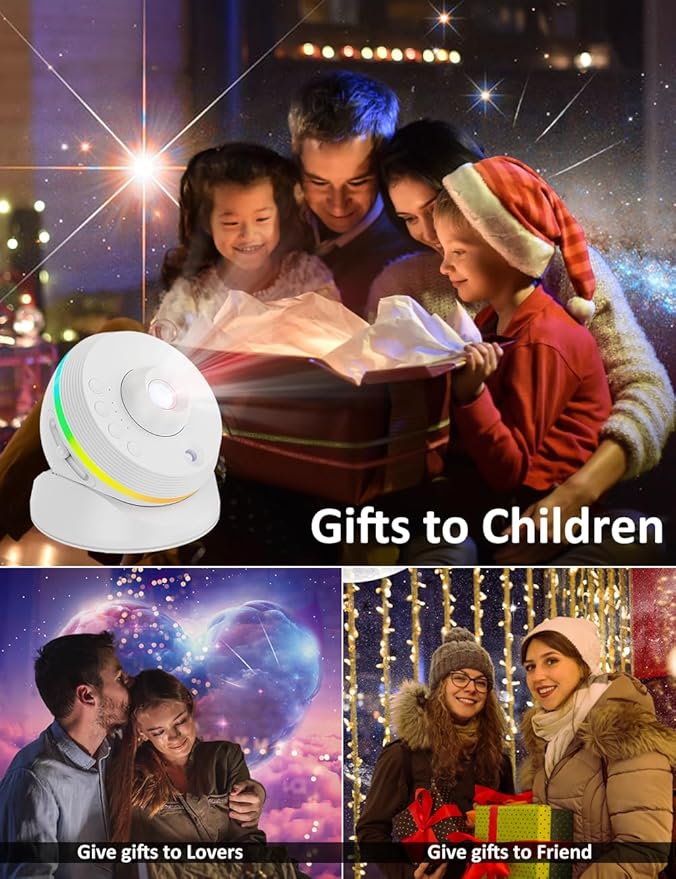 Meteor Galaxy Projector, 13 in 1 Planetarium Star Projector Galaxy Night Light - Image 5