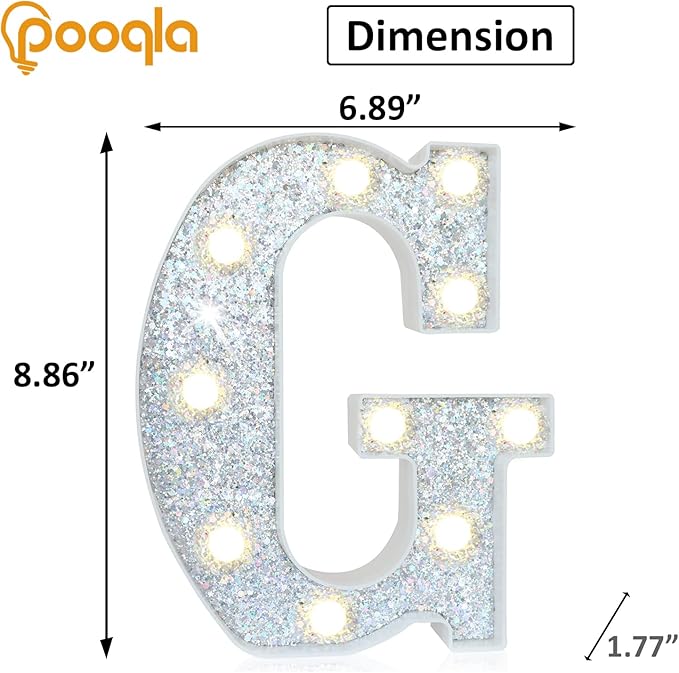 Pooqla Light Up Letters, LED Marquee Letters - Image 5
