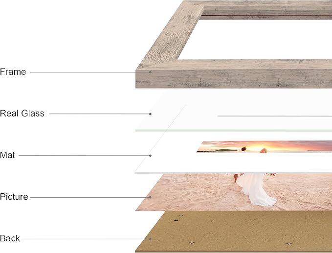 8x12 Picture Frame Set of 4 - Image 4