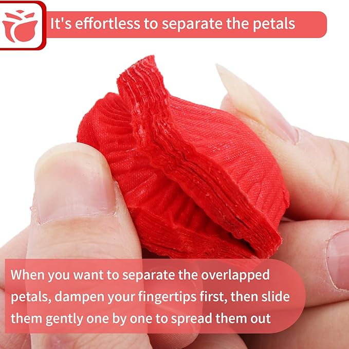 1000 Pcs Artificial Fake Rose Petals, Flower Petals - Image 4