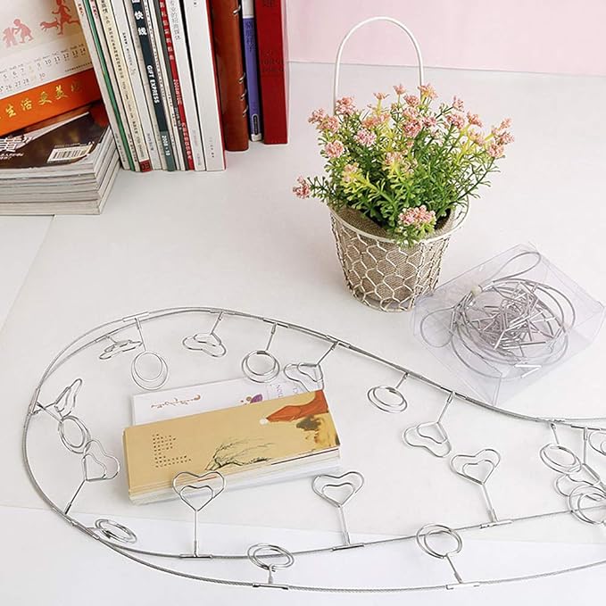 TFu Wall Hanging Photo Display, DIY Picture Photo Frame String - Image 5