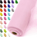 54" by 20 Yards Pink Tulle Fabric Rolls by AblemeDeco
