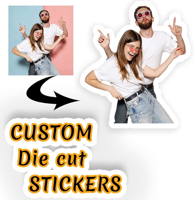 Custom Stickers Personalized Die Cut Labels Customized Funny Decals by Unknown