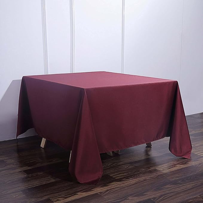 Efavormart 90" Square Polyester Table Overlay - Image 9