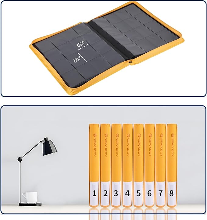Snekdy premium 1024-pocket trading card binder, 16-pocket cards album, - Image 7