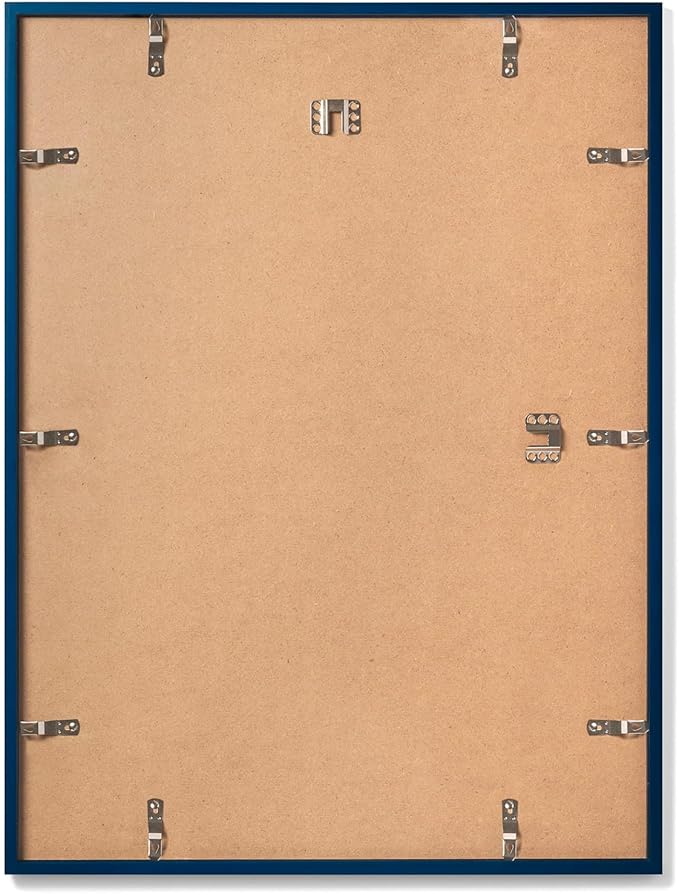 Opposite Wall - 18x24 in - Real Wood Blue Picture Frame - Lightweight, - Image 2