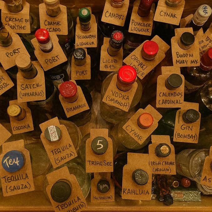 200 PCS Wine Bottle Tags –Paper Hanging Cellar Labels - Image 5