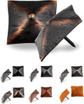 50 Pack 2" Square Head Iron Clavos Decorative Nails – Oil Rubbed Bronze – by BorderlandRusticHardware