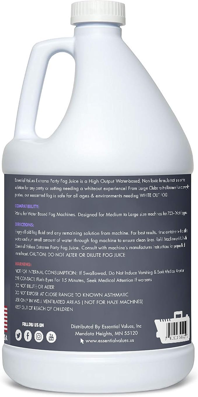 Essential Values Fog Machine Fluid - Image 9
