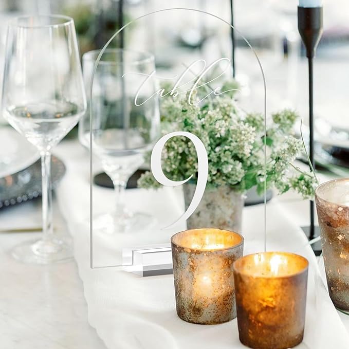 JINMURY Clear Arch Table Numbers - Image 7