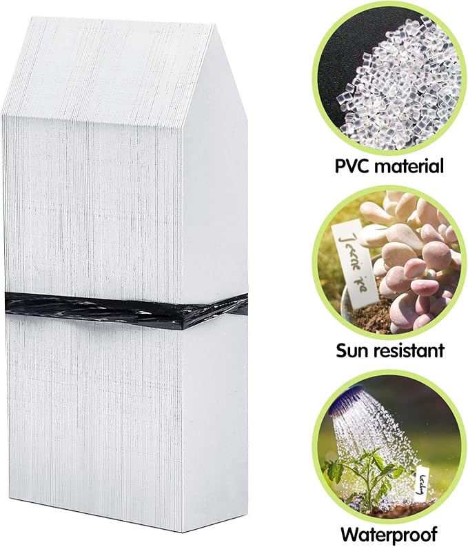 Kensizer 1000 Pcs 4 Inches Plastic Waterproof Plant Labels - Image 3