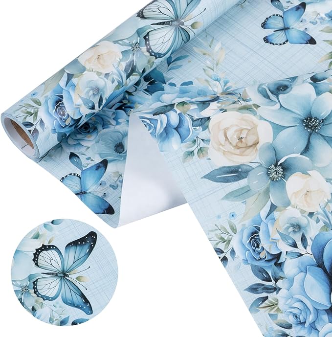 WRAPAHOLIC Kraft Floral Wrapping Paper - Image 2